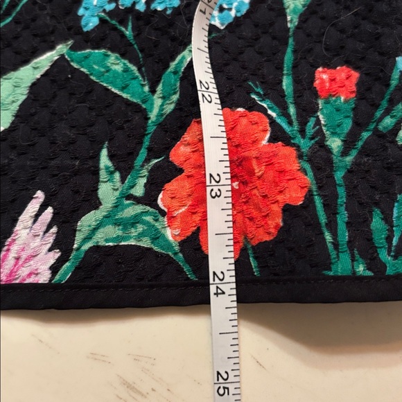 Kate Spade Black Floral Pencil Skirt - Picture 9 of 11